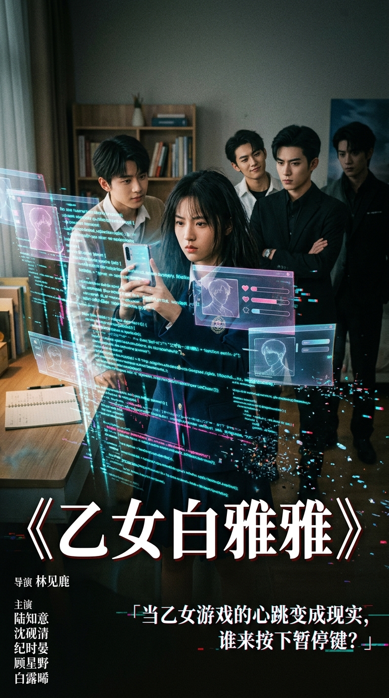 《乙女白雅雅》主视觉海报